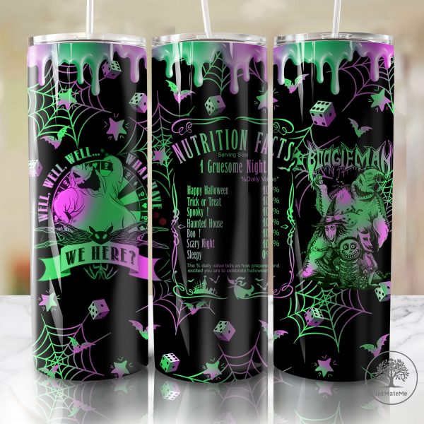 Character Movie 20oz Tumbler Png, Halloween 20oz Skinny Tumbler Wrap, Halloween Horror Sublimation Design, Halloween 20oz Tumbler Png