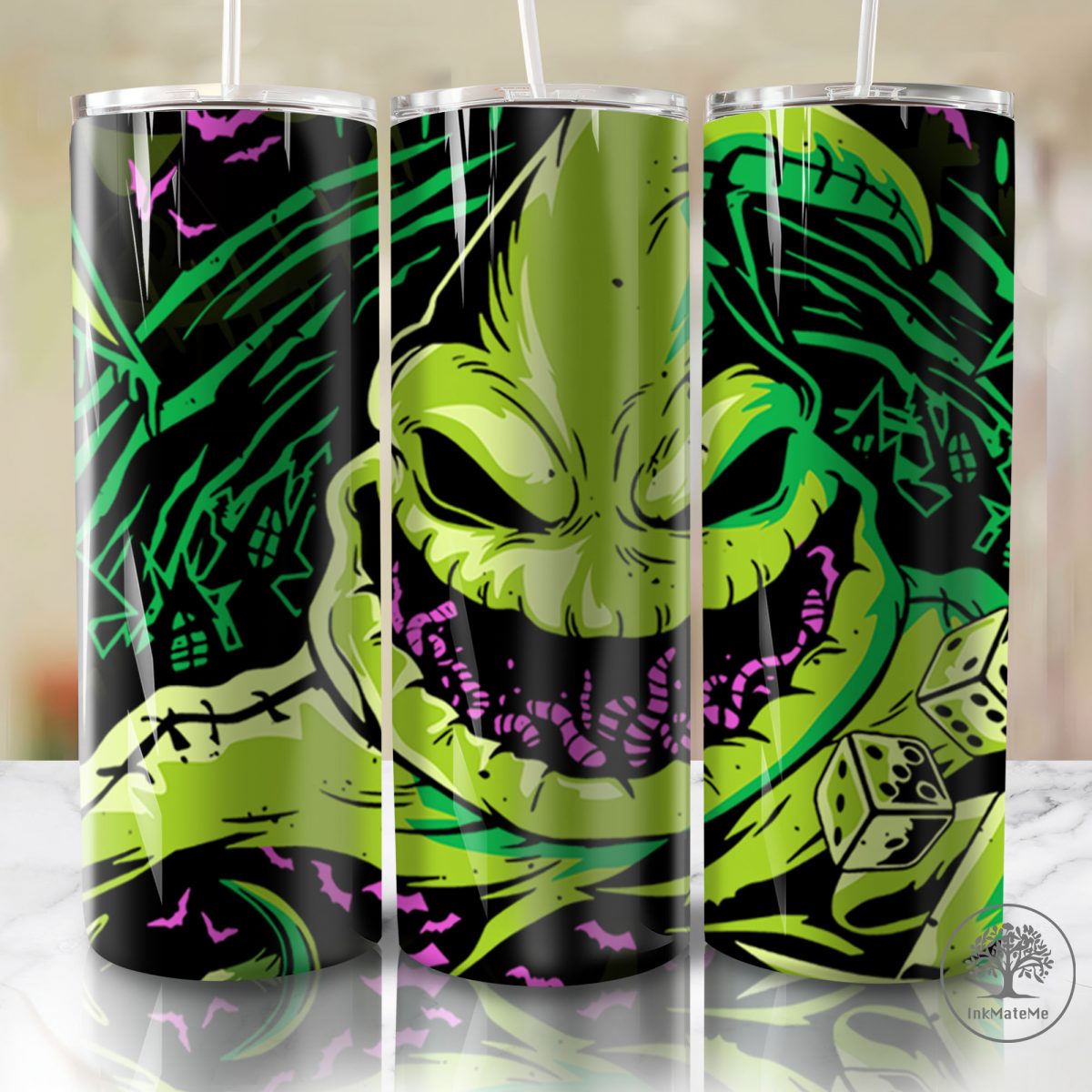 Halloween Horror 20oz Skinny Tumbler Wrap, Coffee Lovers, 90s Horror Movie 20oz Tumbler Png, Horror Fall Coffee 20oz Skinny Tumbler