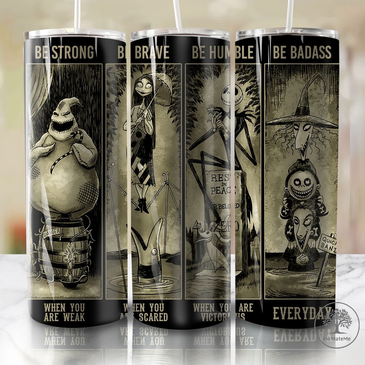 Halloween 20oz Tumbler Png, Trick Or Treat Png, Horror Movie Tumbler Wrap Png, Spooky Season, Horror Characters Png