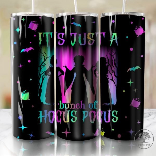 Halloween Witch 20oz Skinny Tumbler Wrap Png, Witches Sisters, Witch Squad, Spooky Season 20oz Tumbler,Halloween Sisters 20oz Skinny Tumbler