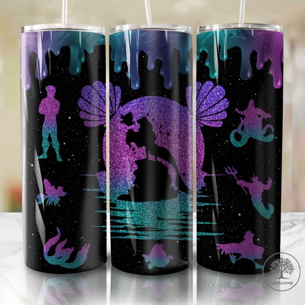 Halloween Princess 20oz Tumbler Png, Halloween 20oz Skinny Tumbler Wrap, Halloween Witch Sublimation Design, Trick Or Treat 20oz Tumbler Png