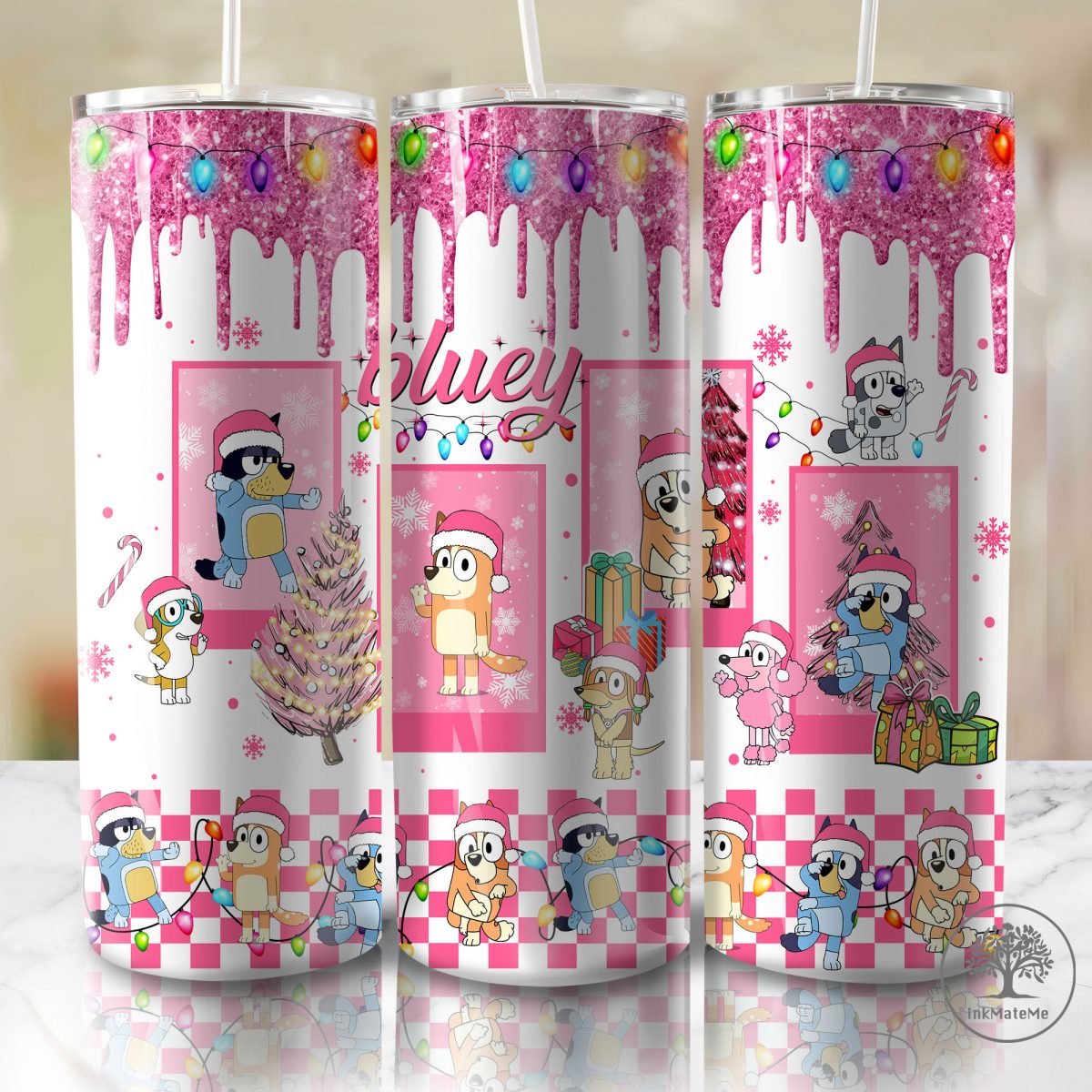 3D Inflated In My Mom Era 20oz Skinny Tumbler Png, Blue Dog Tumbler Wrap, Puff Christmas 20oz Tumbler, Christmas Movies Png, Family Xmas png