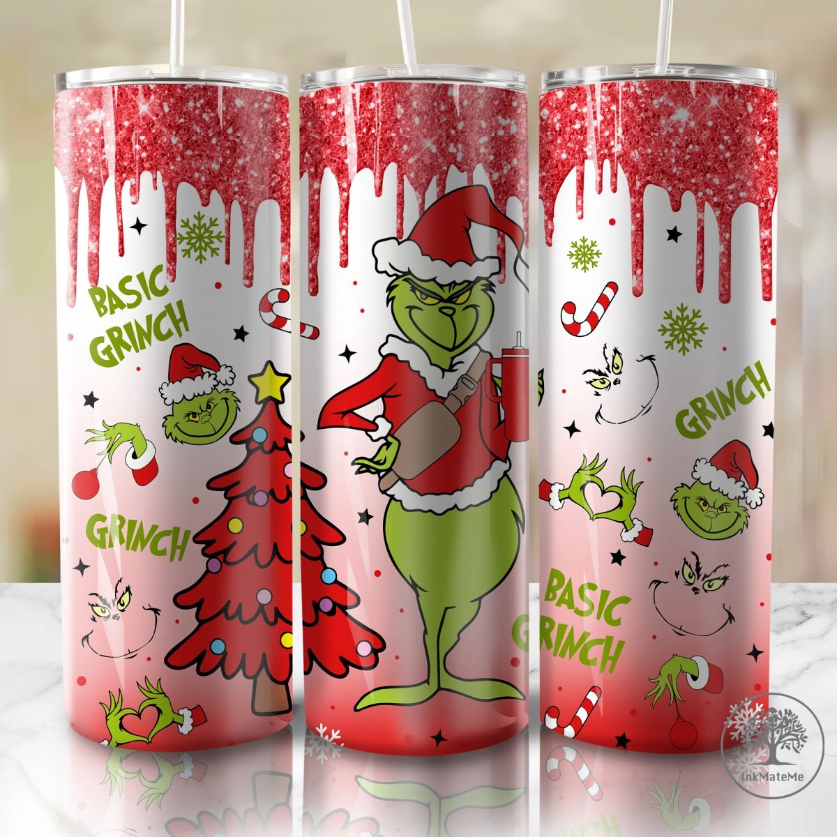 Christmas Vibes 16oz Glass Can Wrap Png, Christmas Movies Png, Santa Claus Png, Christmas Squad 16oz Libbey Can Glass, Drink And Coffee