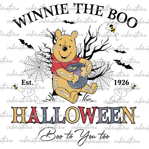 Funny Halloween Png, Halloween Sketelon Png, Spooky Vibes Png, Cartoon Character Png, Trick Or Treat, Retro Halloween Sublimation Design