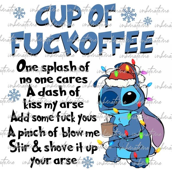 Cup Of Fuckcoffee Png, Merry Christmas Png, Xmas Holiday Png, Family Vacation Christmas, Coffee Lover Png, Christmas Vibes, Santa Hat Png