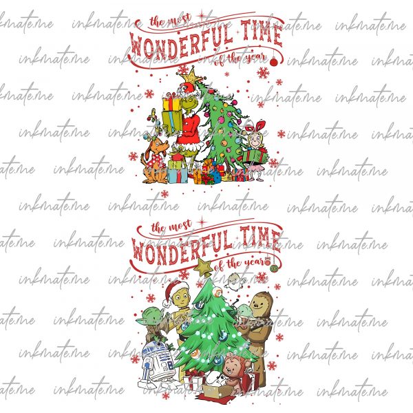 The Most Wonderful Time Of The Year Png, Merry Christmas Png, Funny Christmas Png, University Christmas, Santa Hat, Xmas Png, Retro Holiday