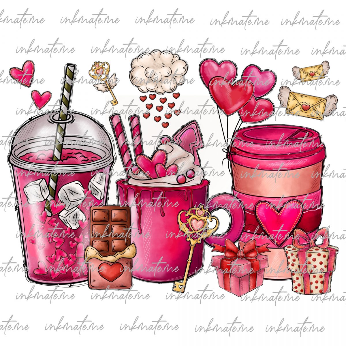 Valentines Png, Sublimate Design, Digital PNG