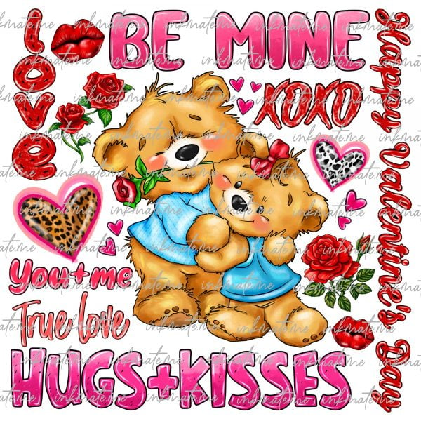 Bundle Designs, Digital PNG, Funny Valentine's Png, Sublimate Design, Retro Valentine Png