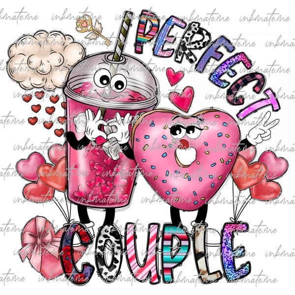 Digital PNG, Valentines Png, Funny Valentine's Png, Retro Valentine Png