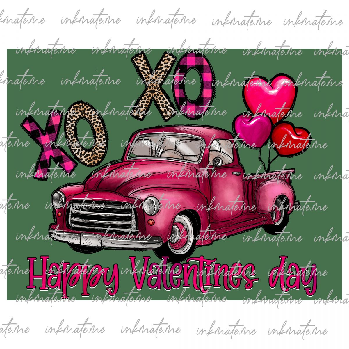 Digital PNG, Valentines Png, Retro Valentine Png