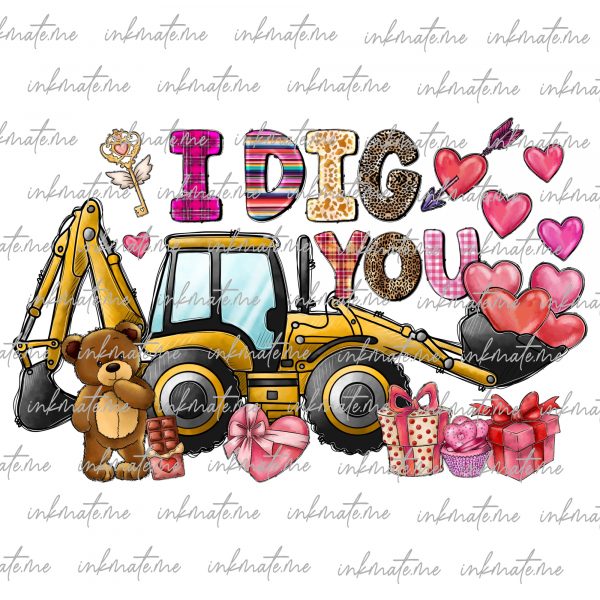 Digital PNG, Valentine's Day Png, Retro Valentine Png