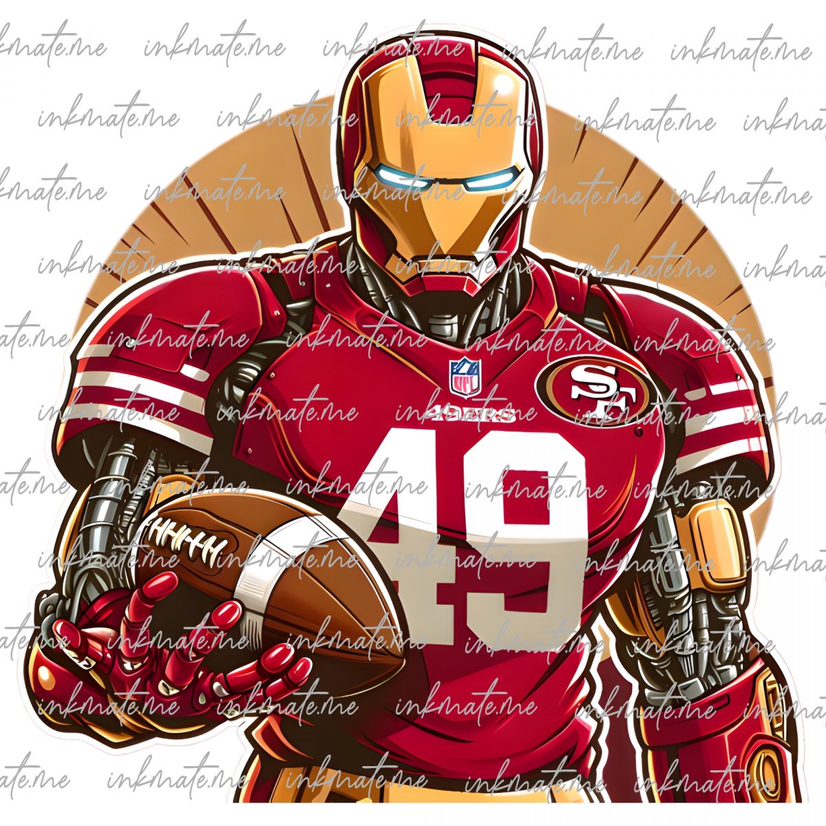 49ers Pride, San Francisco Football, SF Football, 49ers Fan Art, 49ers Action, 49ers Team Spirit