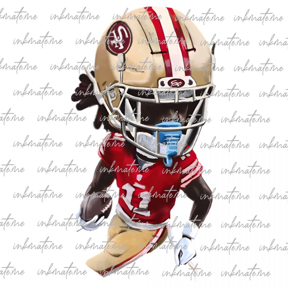 49ers Fan Art, SF Football, San Francisco Football