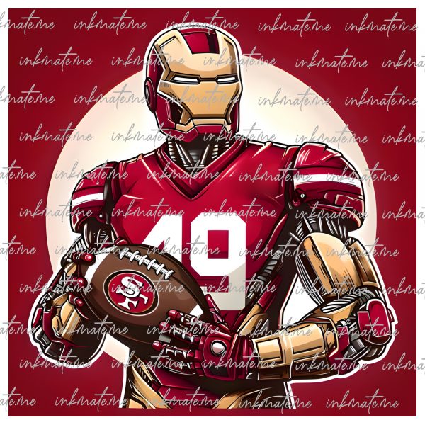 49ers Pride, San Francisco Football, SF Football, 49ers Fan Art, 49ers Action, 49ers Team Spirit