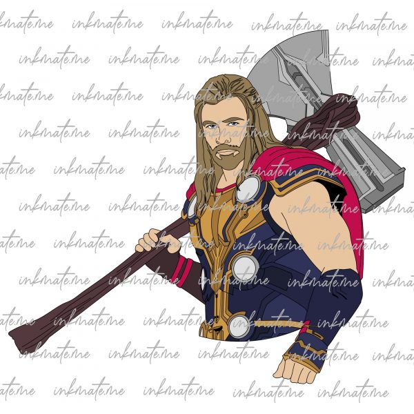 Thor Hammer Strike, Thunder God Thor, Thor Portrait, Thor Comic Style, Thor Battle Pose, Asgardian Hero Thor, Mighty Thor, Thor Stormbreaker, Thor Norse Mythology, Thor Ragnarok Scene, Avenger Thor, Thor in Action, Thor Lightning Power