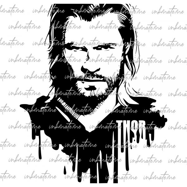 Thor in Action, Thor Norse Mythology, Thor Hammer Strike, Thunder God Thor, Thor Battle Pose, Legendary Thor, Thor Comic Style, Thor Portrait