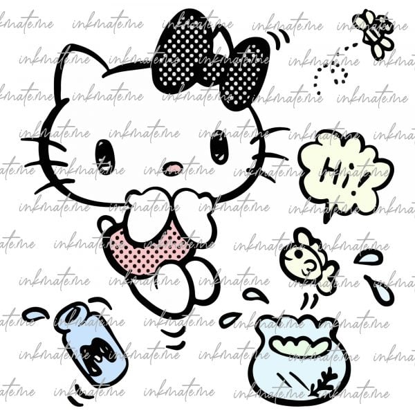 Cute Kitty, Cat, Kitty Cartoon