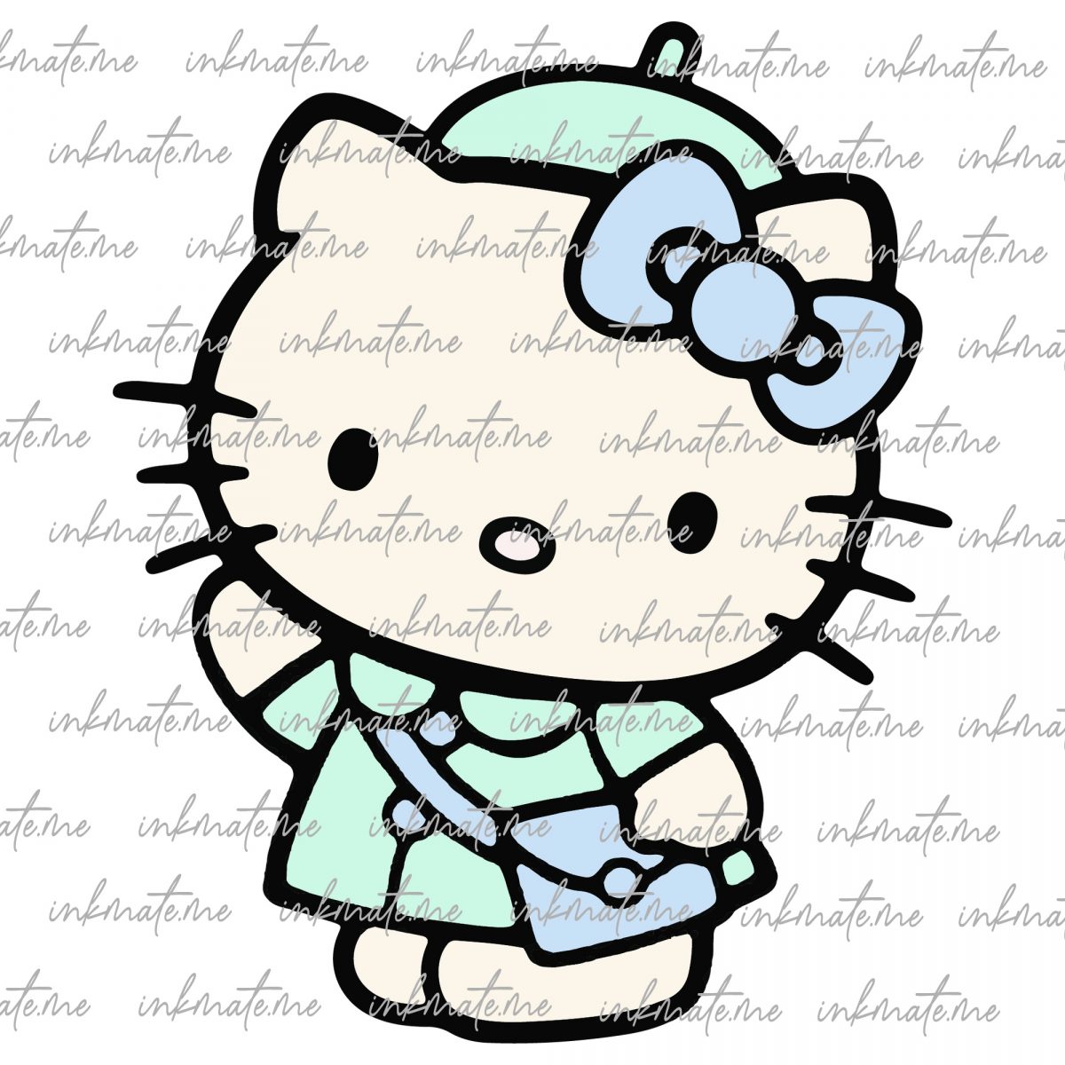 Hello Kitty Art, Kitty Cartoon, Cat, Pink Kitty, Cute Kitty