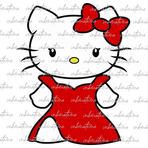 Kitty Cartoon, Hello Kitty Art, Pink Kitty