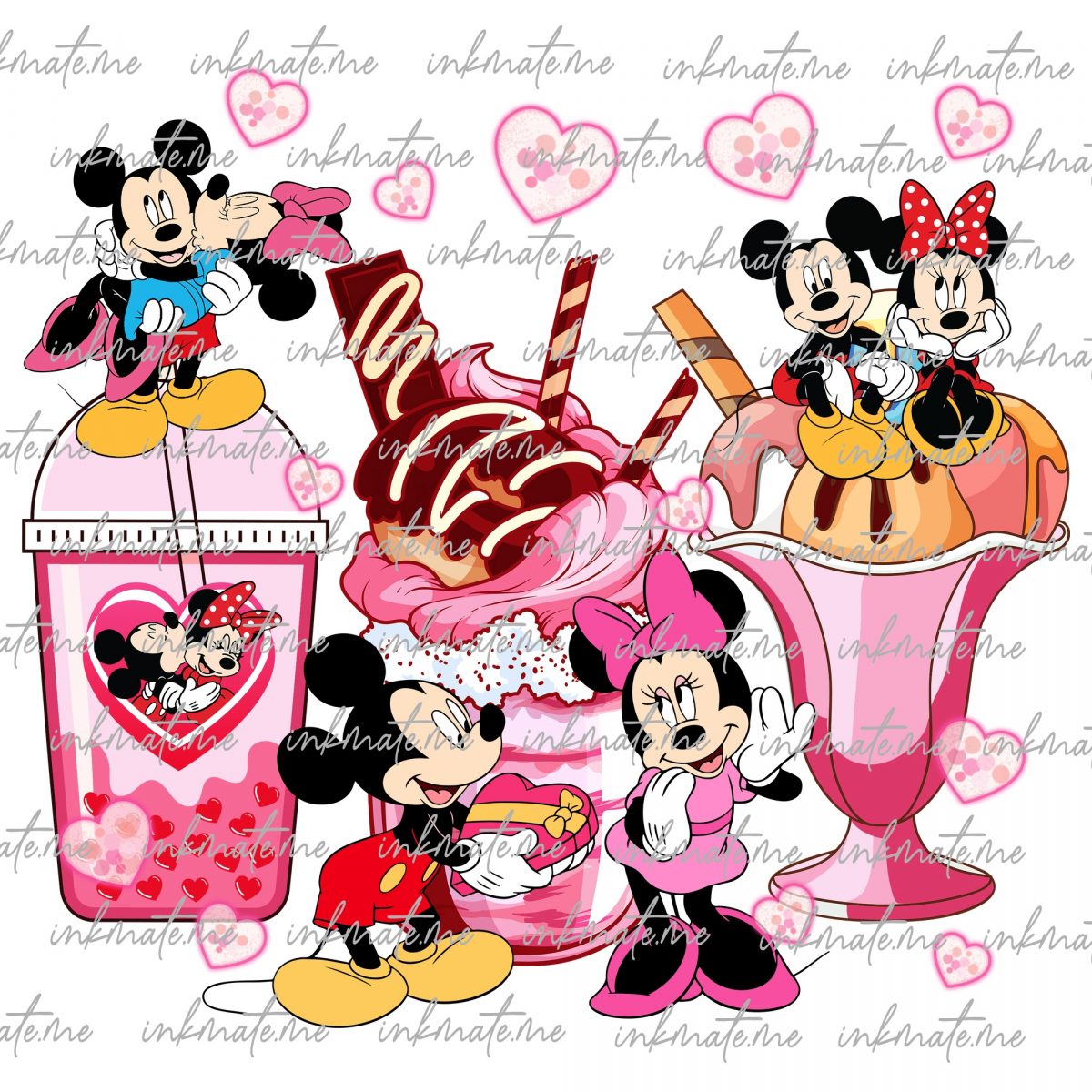 Disney Mickey Love, Mickey Valentine's Special, Minnie's Valentine, Romantic Mickey