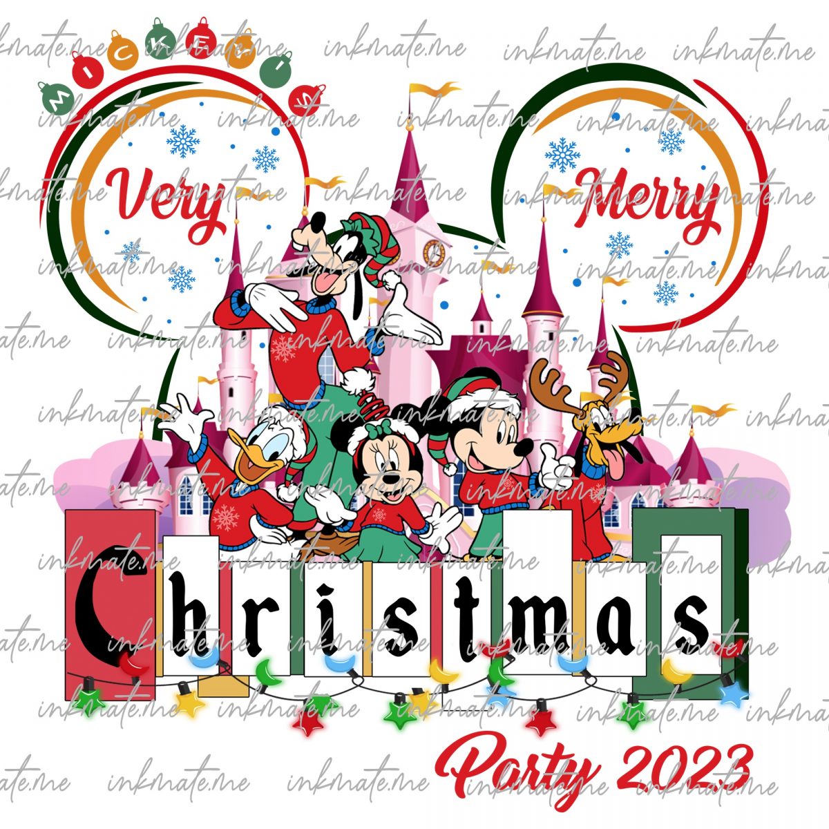 Very Merry Christmas 2023 Party Png, Christmas Vibes, Santa Hat Png, Family Vacation Christmas, Christmas Png, Xmas Png,Family Christmas Png