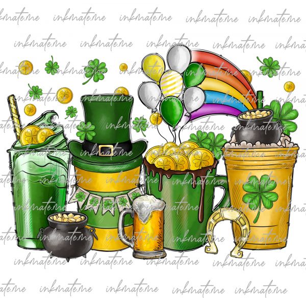 Lucky Shamrock, St. Patrick's Day Parade, St. Patrick's Day Party, Green Leprechaun, Irish Pride, Irish Dance