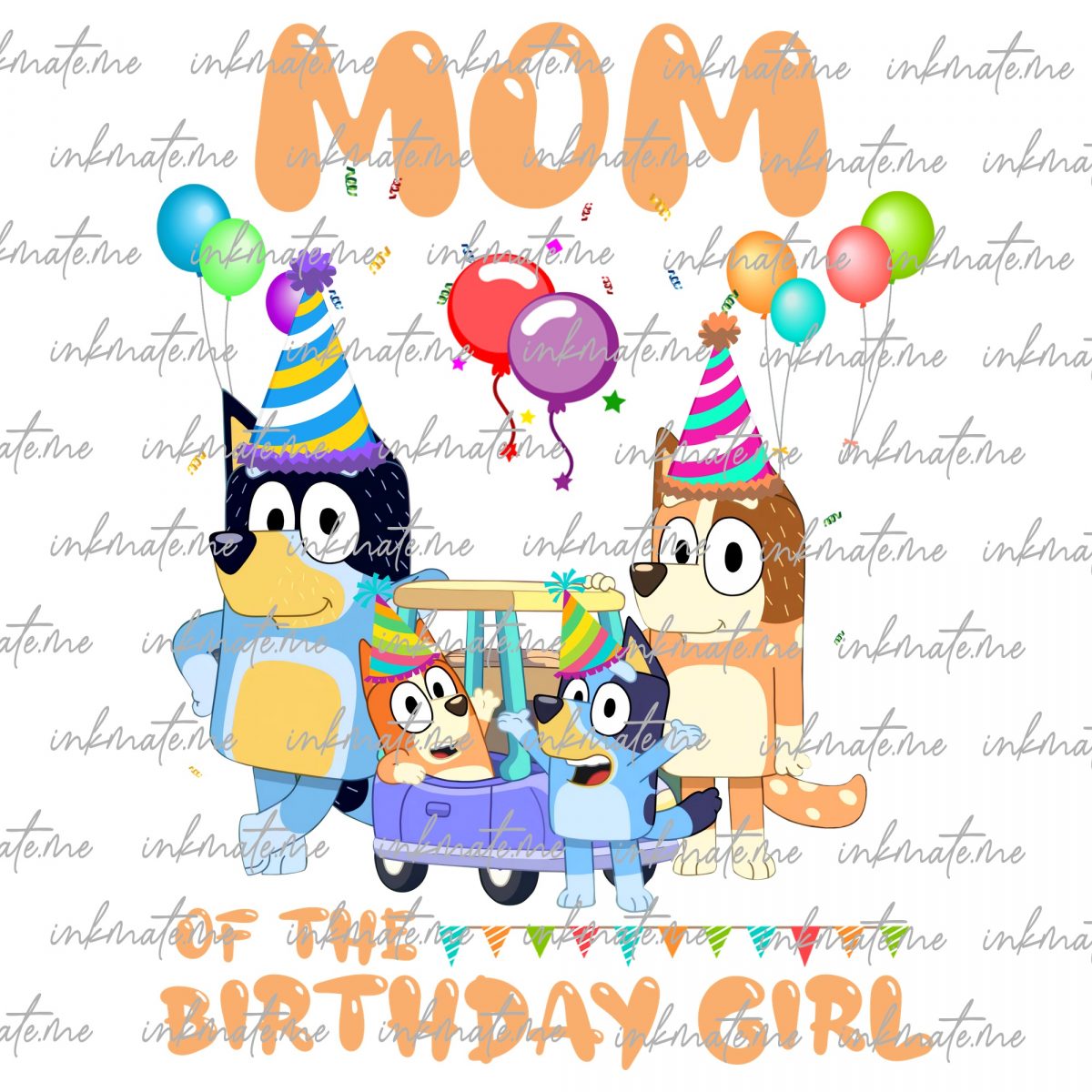 Bluey Birthday, Bluey Characters, Playful Bluey, Bluey Cartoon, Bluey Family Fun, Happy Bluey, Bluey and Bingo, Bluey Adventure