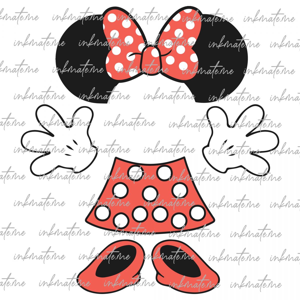 Minnie Mouse, Minnie Bow, Cute Minnie