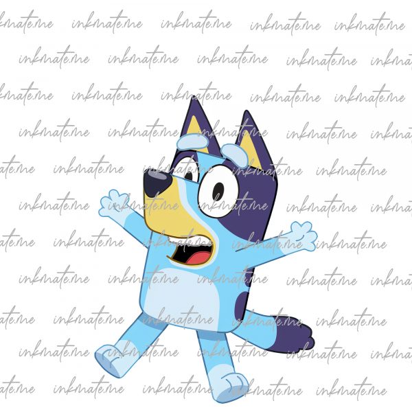 Bluey and Friends, Happy Bluey, Bluey Characters, Bluey and Bingo, Bluey Adventure, Playful Bluey