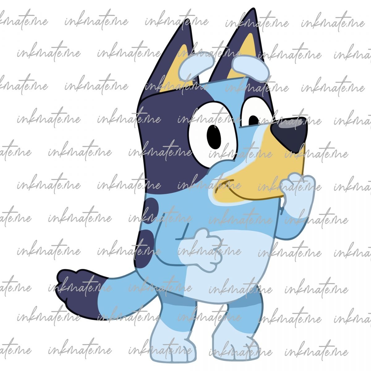 Bluey Characters, Playful Bluey, Bluey Family Fun, Happy Bluey