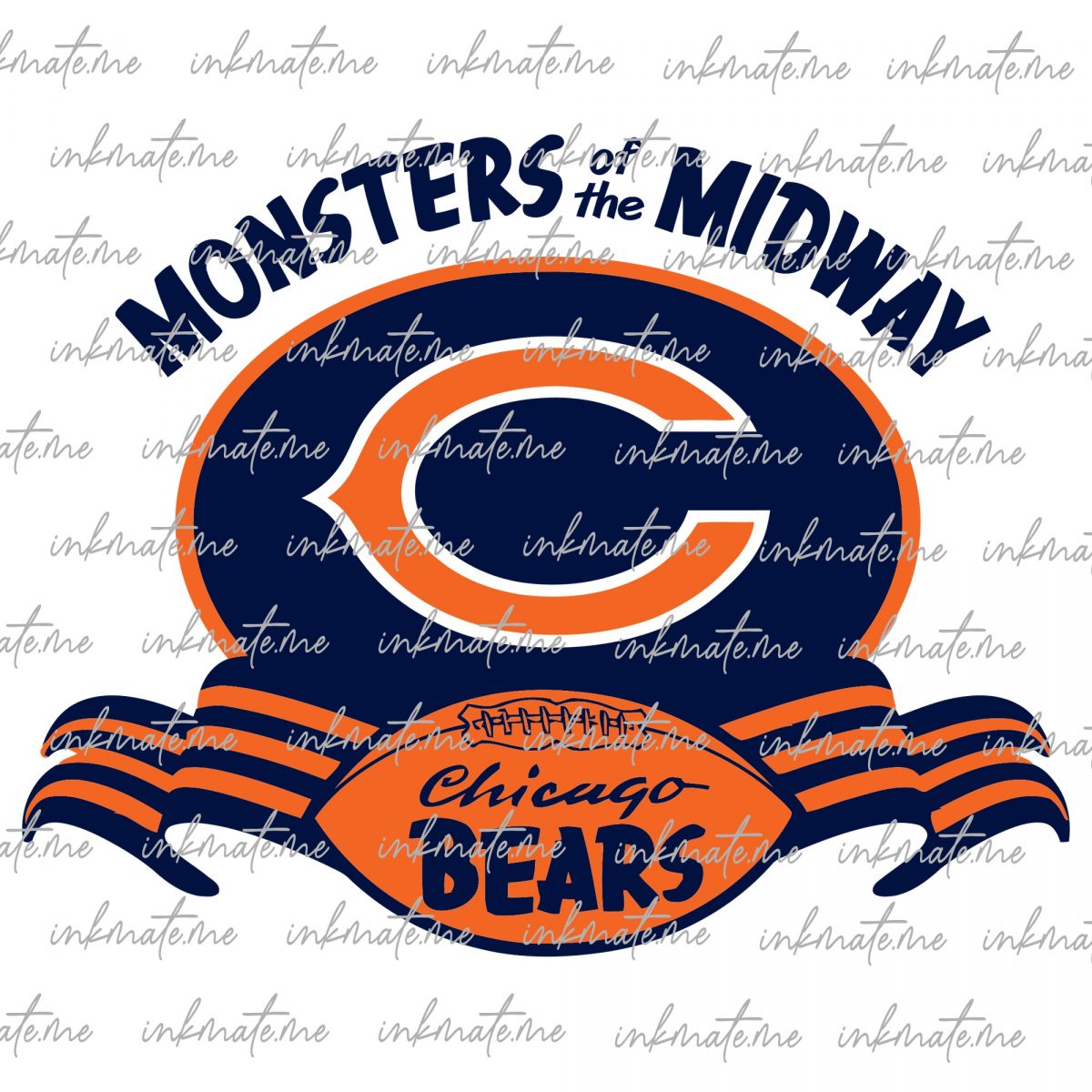 Chicago Bears Spirit, Bears Offense, Bears Pride, Bears Game Day