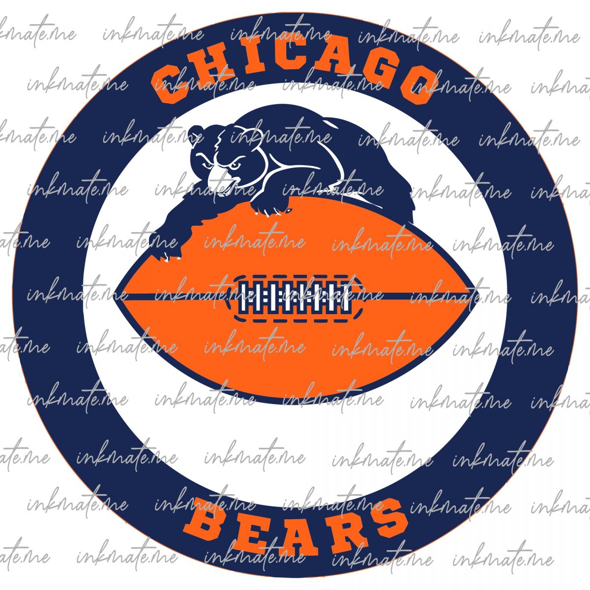 Chicago Touchdown, Chicago NFL, Bears Helmet