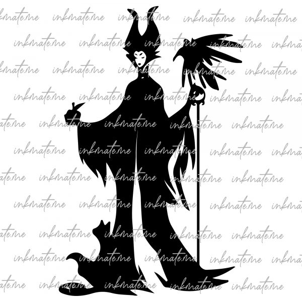 Maleficent Silhouette, Aurora and Maleficent, Sleeping Beauty Antagonist, Maleficent Magic, Disney Villain, Maleficent Wings, Enchanted Forest, Dark Fairy