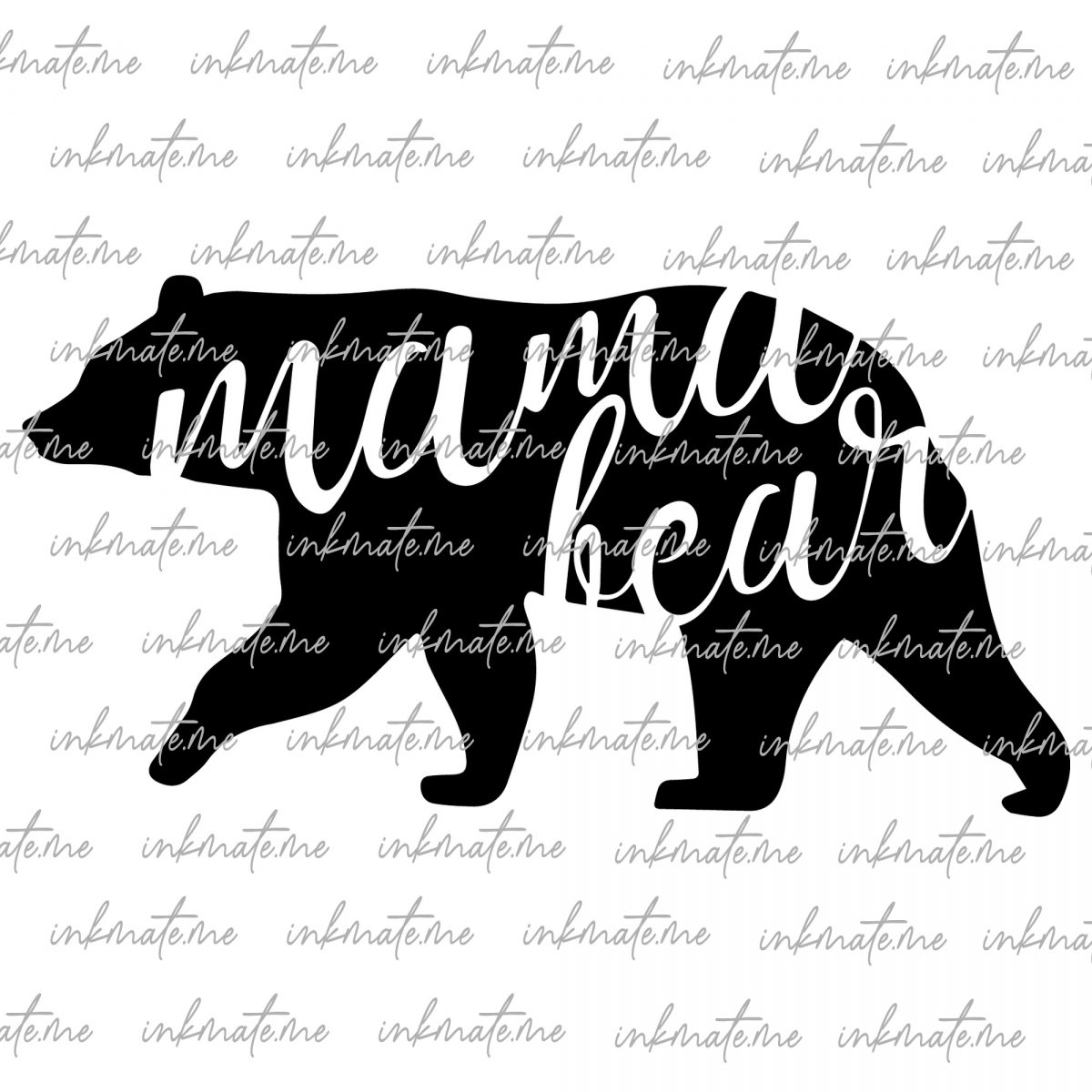 Mama Bear Paw, Bear Family Silhouette, Mama Bear and Cub, Mother Bear Love, Mama Bear Hug, Mama Bear Quote, Family Bear, Protective Mama Bear