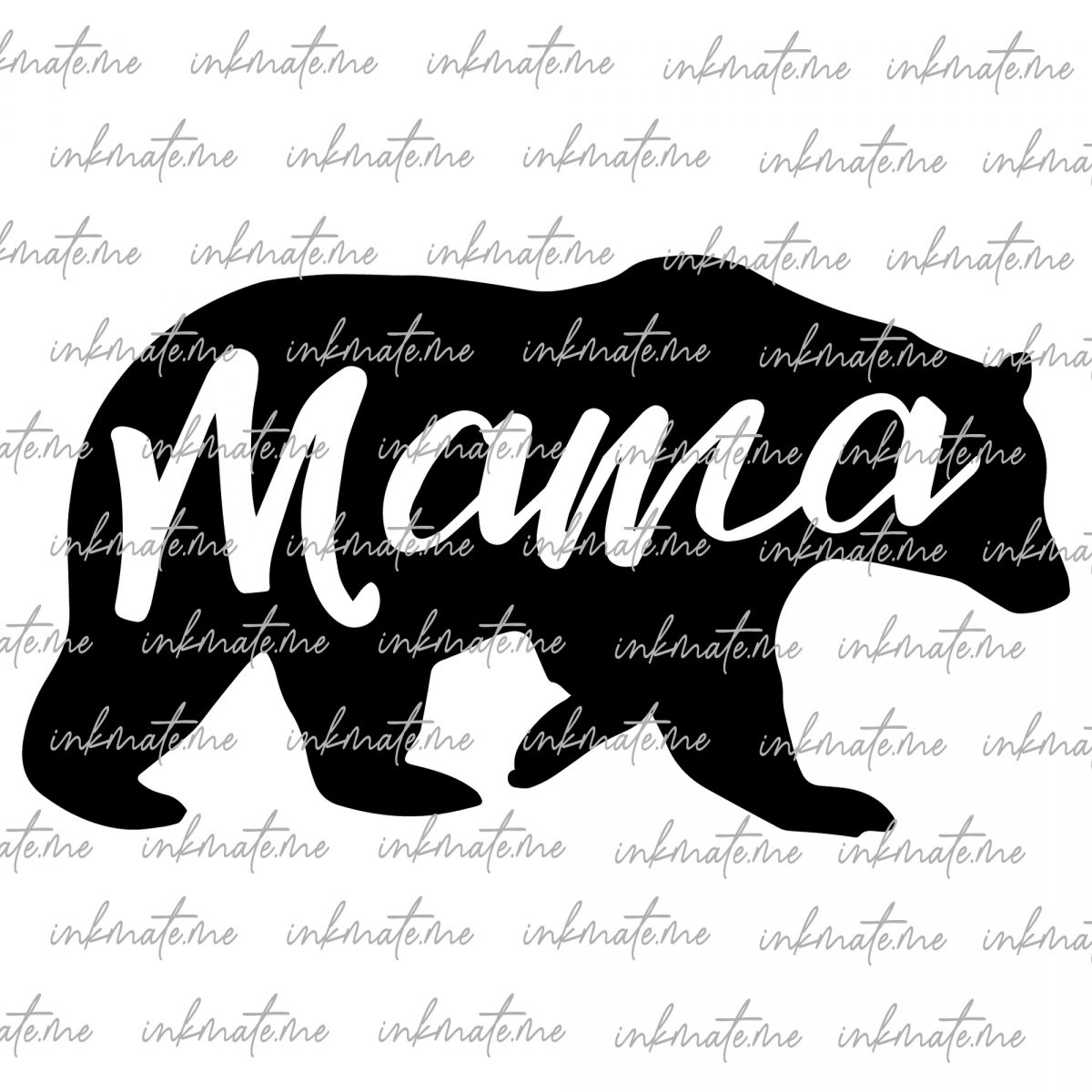 Bear Family Silhouette, Protective Mama Bear, Mama Bear Paw, Mama Bear Quote, Mother Bear Love, Mama Bear and Cub, Mama Bear Hug