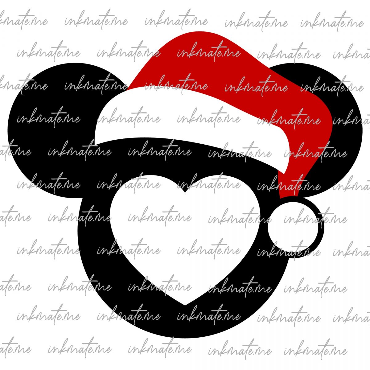 Mickey Santa Hat, Mickey Mouse Christmas, Mickey Holiday Cheer