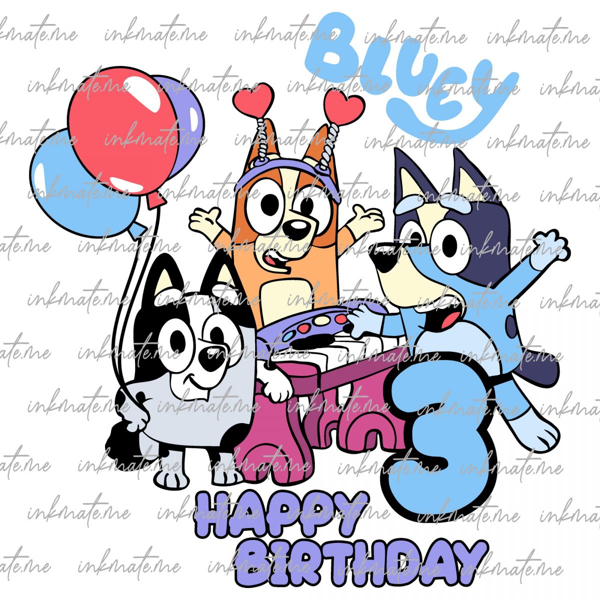 Playful Bluey, Bluey Birthday, Bluey Family Fun, Bluey Characters, Happy Bluey, Bluey and Bingo, Bluey Adventure, Bluey and Friends, Bluey Cartoon