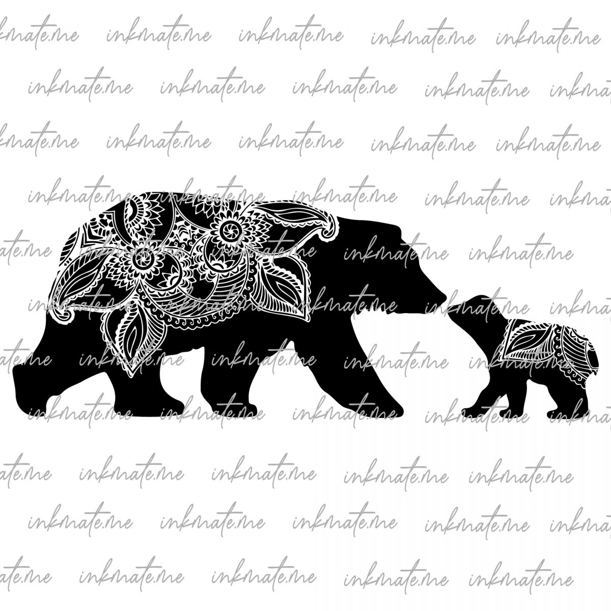 Family Bear, Mama Bear Paw, Bear Family Silhouette, Mother Bear Love, Mama Bear Quote, Mama Bear Hug, Protective Mama Bear, Mama Bear and Cub