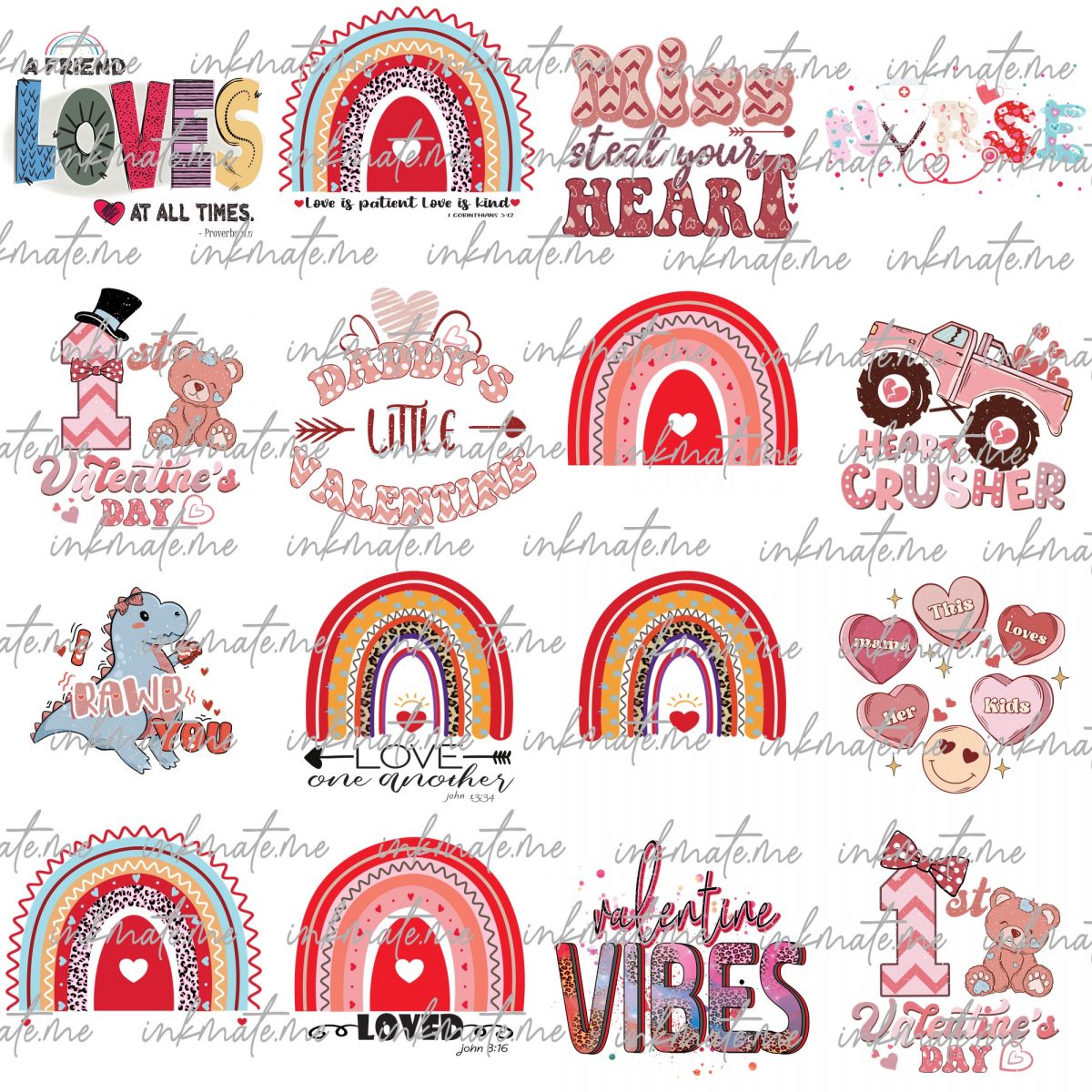 Valentines Png Bundle, Retro Valentine Png, Valentine's Day Png, Sublimate Design, Funny Valentine's Png, Bundle Designs, Digital PNG