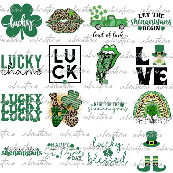 St patricks day png Mega Bundle, Retro St Patricks png designs bundle, St patricks day png, St patty's png bundle, png file for sublimation