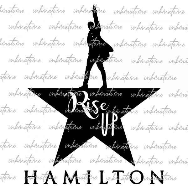 Hamilton Silhouette, Founding Father, Hamilton Musical, Hamilton Star