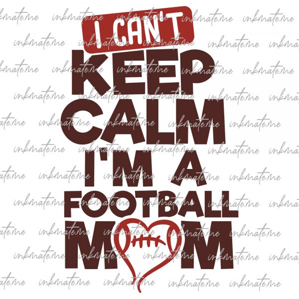 Friday Night Lights, Team Spirit, Football Mom Heart, Proud Football Mom