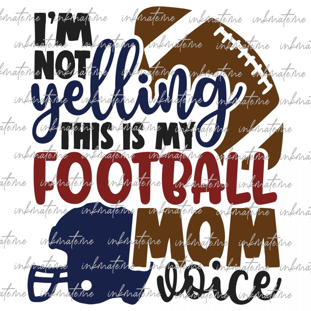 Team Spirit, Touchdown Cheer, Quarterback Support, Football Mom Heart, Field Goal Fun