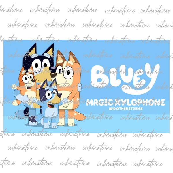 Bluey and Bingo, Playful Bluey, Bluey Birthday, Bluey Family Fun