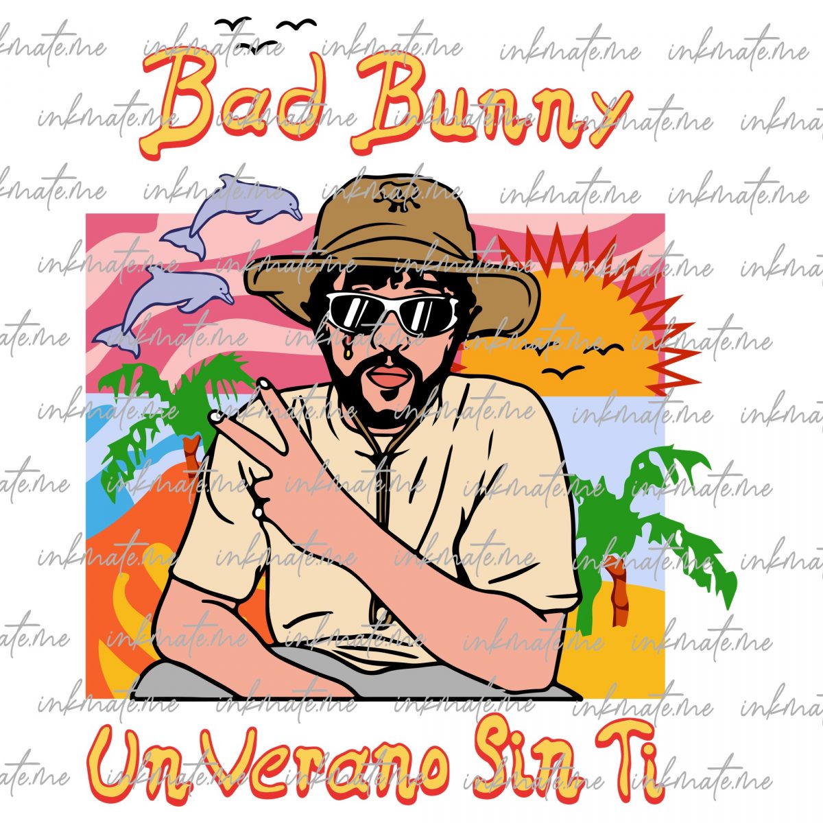 Latin Music PNG, Bad Bunny PNG, Urban Music Star, Bad Bunny Image, Music Icon PNG, Bad Bunny Art, Bad Bunny Graphic, Bad Bunny Portrait