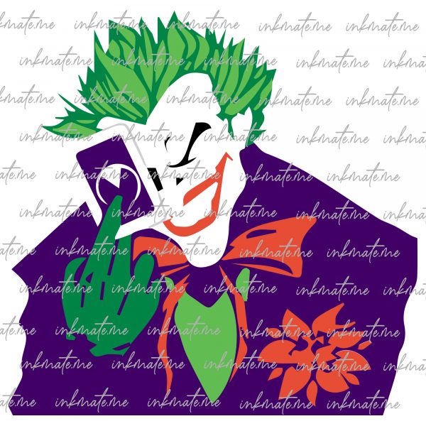 Dark Knight's Foe, Gotham's Villain, Joker's Laugh, Clown Prince of Crime, Joker's Grin