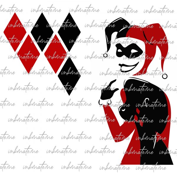 Harley Quinn's Partner, Joker Card, Joker's Grin, Gotham's Villain, Chaos Mastermind, Clown Prince of Crime, Joker's Laugh