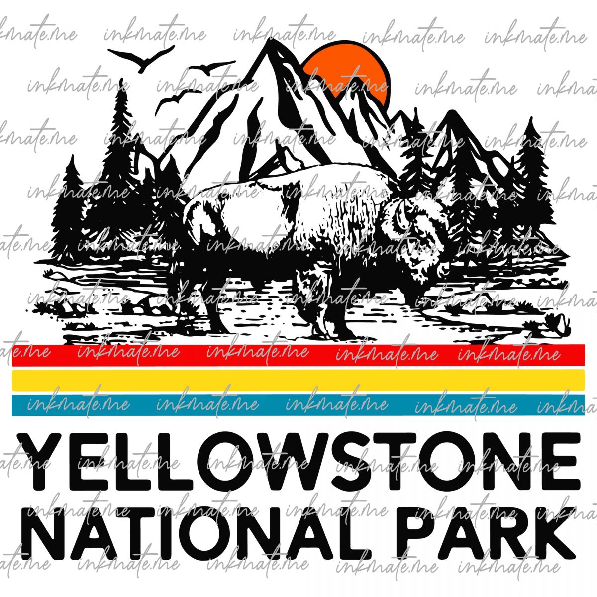 Wildlife PNG, Scenic Yellowstone