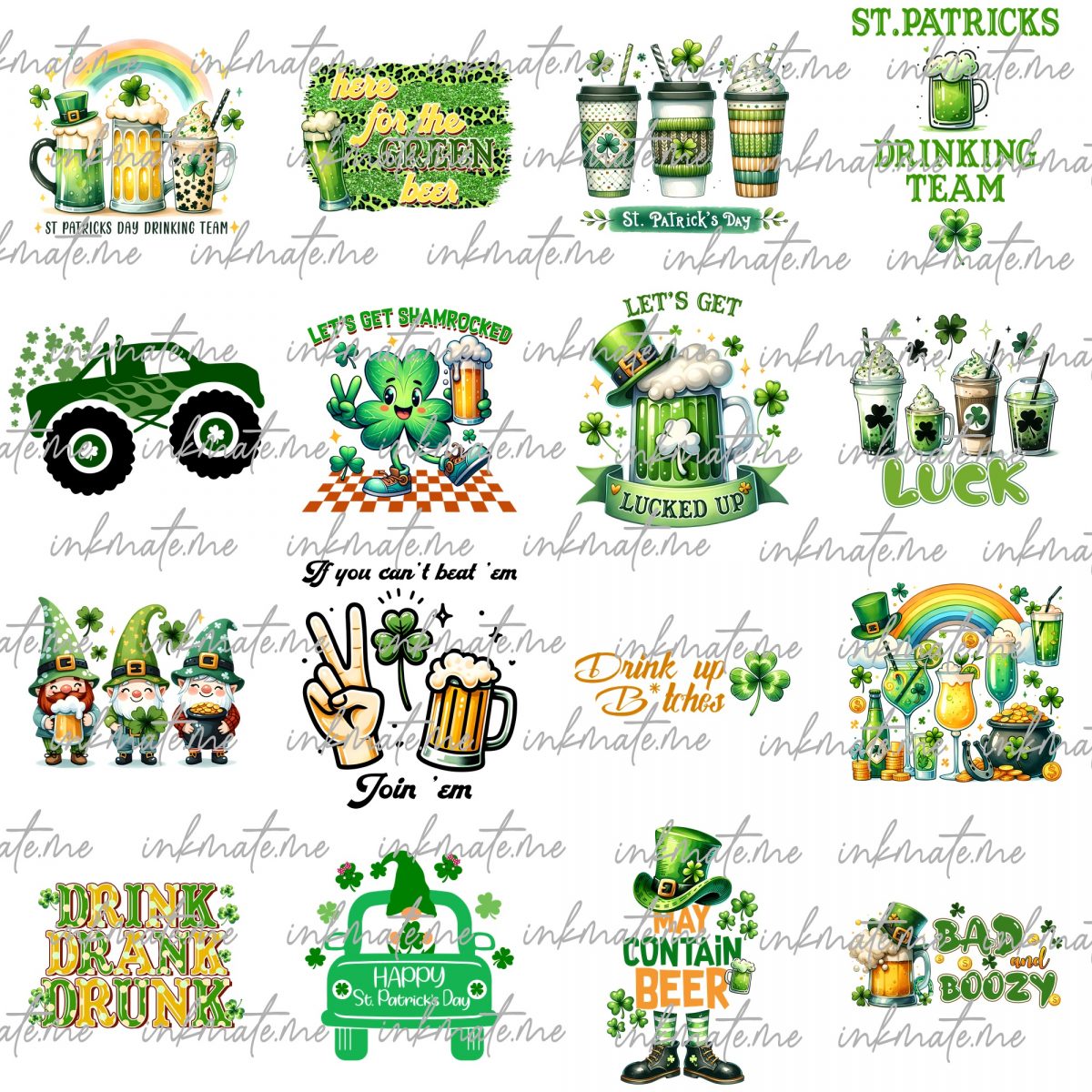 St patricks day png Mega Bundle, Retro St Patricks png designs bundle, St patricks day png, St patty's png bundle, png file for sublimation