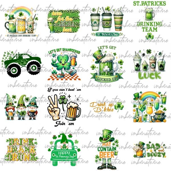 St patricks day png Mega Bundle, Retro St Patricks png designs bundle, St patricks day png, St patty's png bundle, png file for sublimation